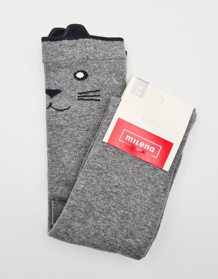 Children's socks "Cats Light Melange"