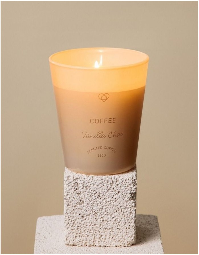 Ароматическая свеча "AUTUMN AURA Vanilla Chai" 220 g