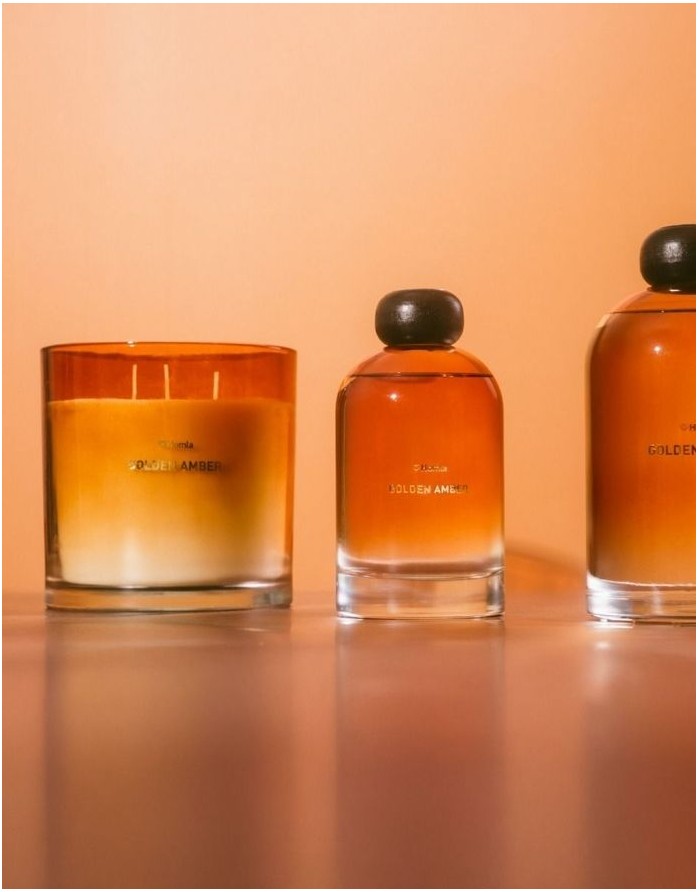 Scented candle "GLOW Golden Amber" 870 g