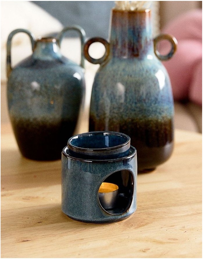 Küünlajalg "SOLETO Ceramic Blue"