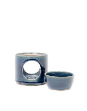 Подсвечник "SOLETO Ceramic Blue"