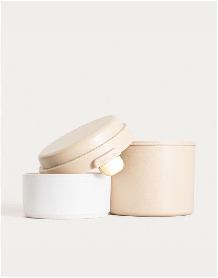 Lõunasöögikarp "TORRONE Round Beige"