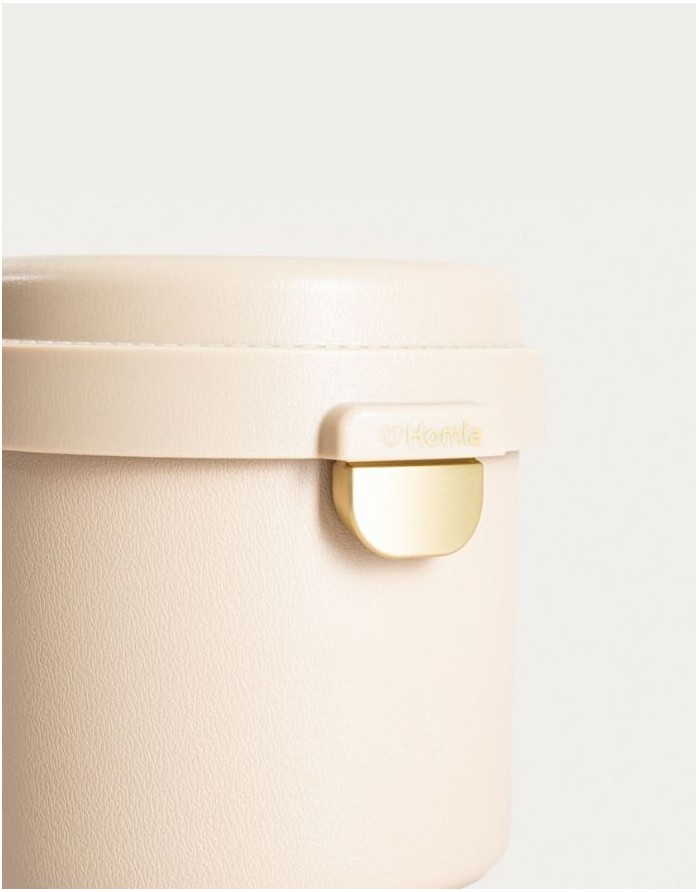 Lõunasöögikarp "TORRONE Round Beige"