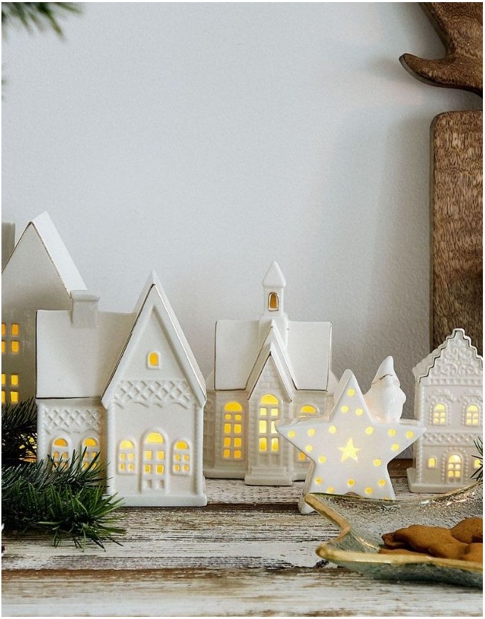 Светодиодный подсвечник "White House"