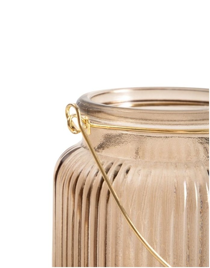 Candlestick "Beige Line"