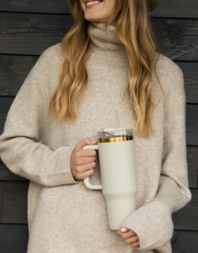 Termokruus "Estrela Beige" 1180 ml