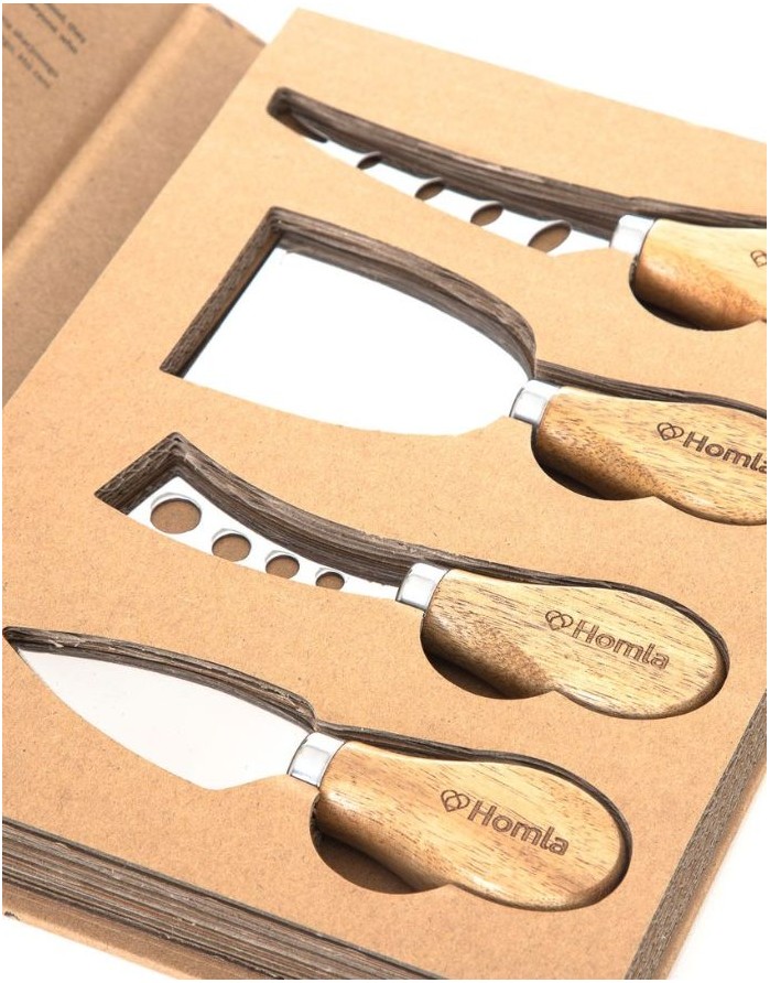 Juustunoa komplekt "Mooka Wood" 4 tk