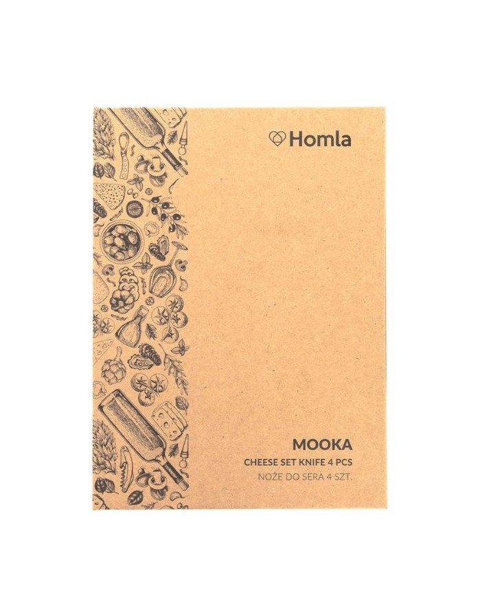 Juustunoa komplekt "Mooka Wood" 4 tk