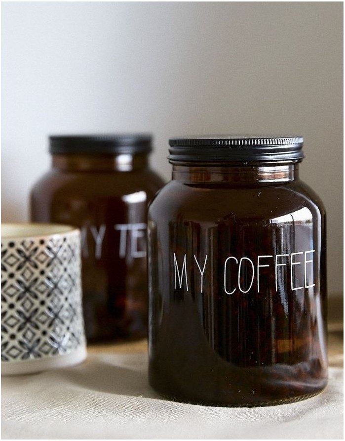 Klaasist anum "My Coffe" 1 l