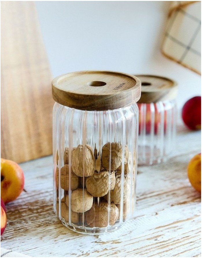 Glass Container "Rakumi" 0,75 l