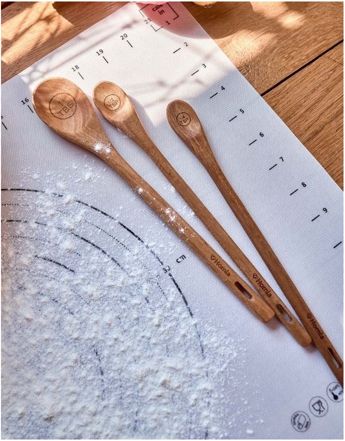 Measuring Spoons "Mooka Wood", 4 pcs