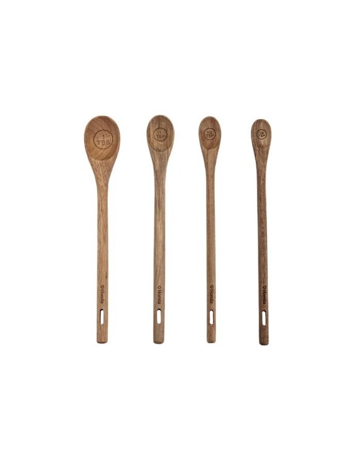 Measuring Spoons "Mooka Wood", 4 pcs