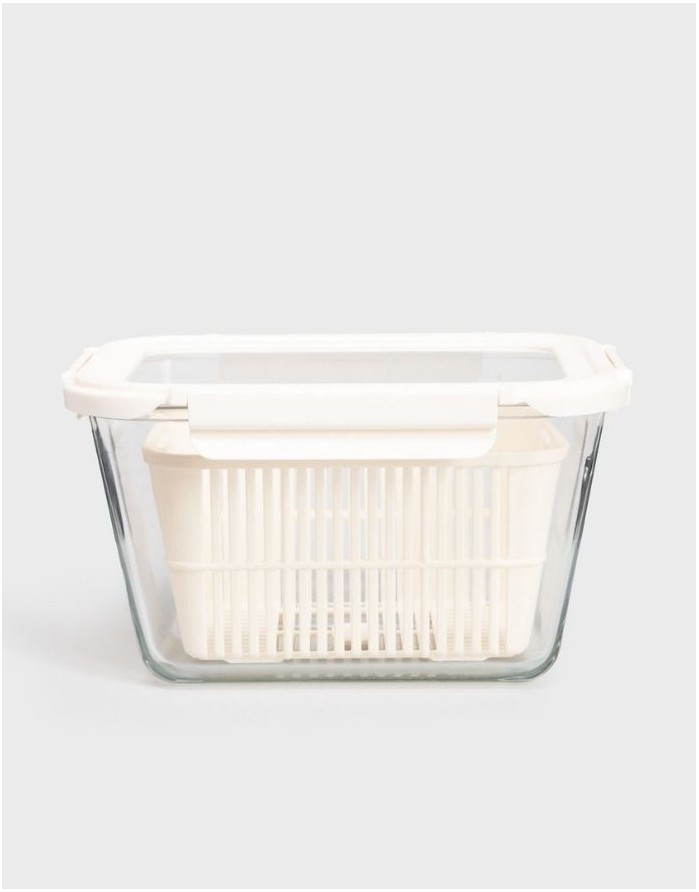 Klaaspurk kaanega "Negozio", 2,4 l