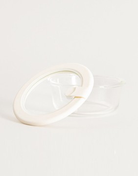 Klaaspurk kaanega "Negozio", 0,4 l