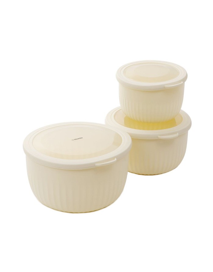 Set Of Bowls "Kerma Cream", 3 pcs.