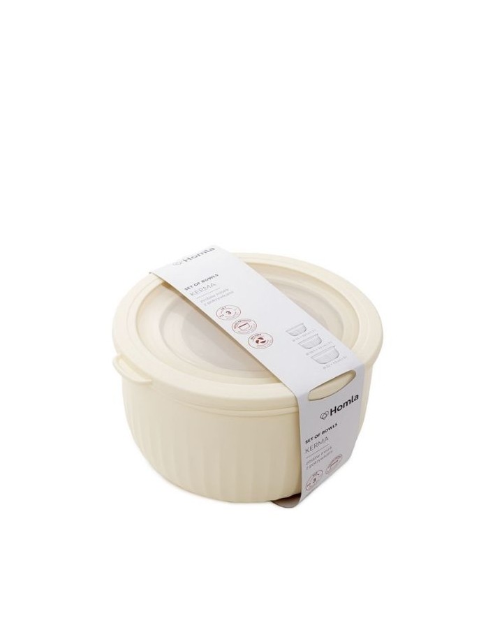 Kausside komplekt "Kerma Cream", 3 tk.