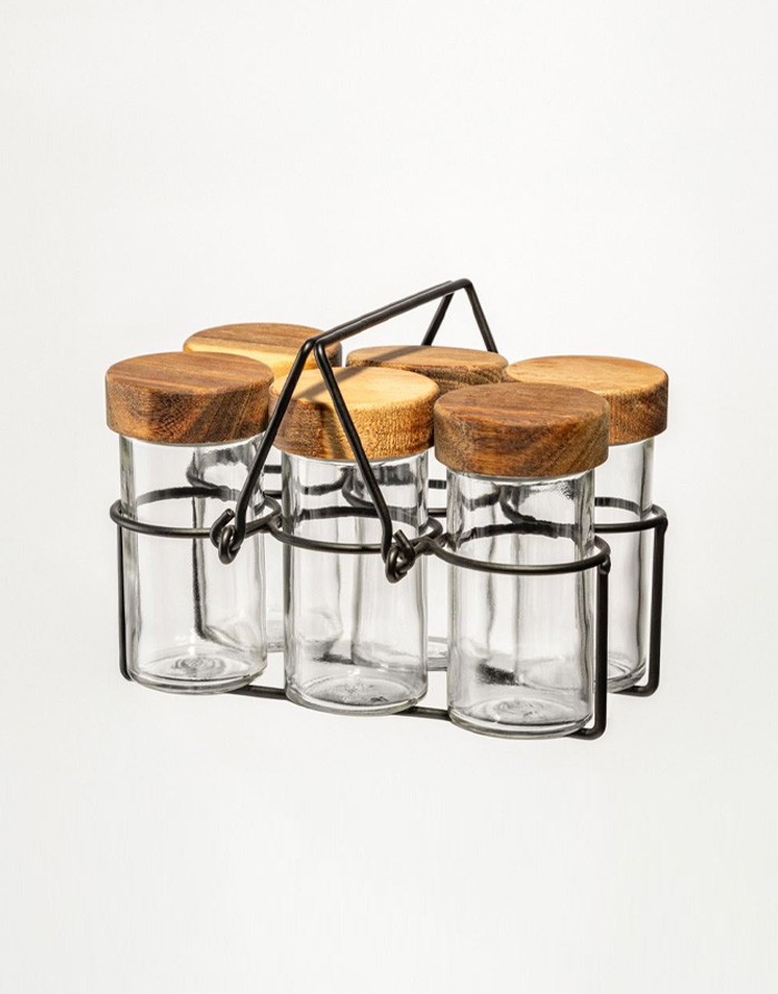 Spice rack "Mattere Transparent"