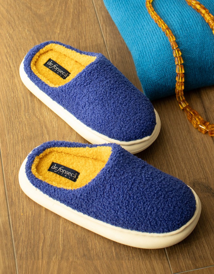 Slippers "Marostica Blue"