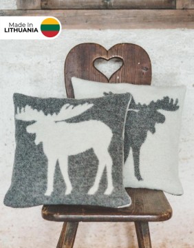 Naturaalsest villast padi "Moose", Grey