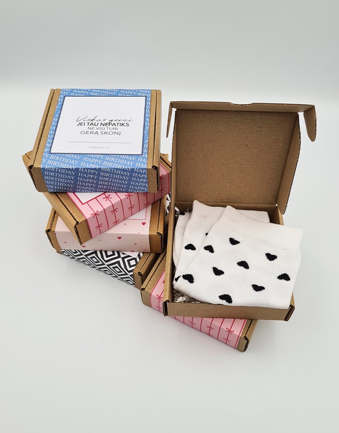 Socks Gift set for HER "Hearts"