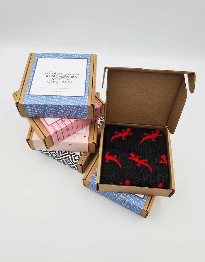 Socks Gift set for HIM "Lizard"