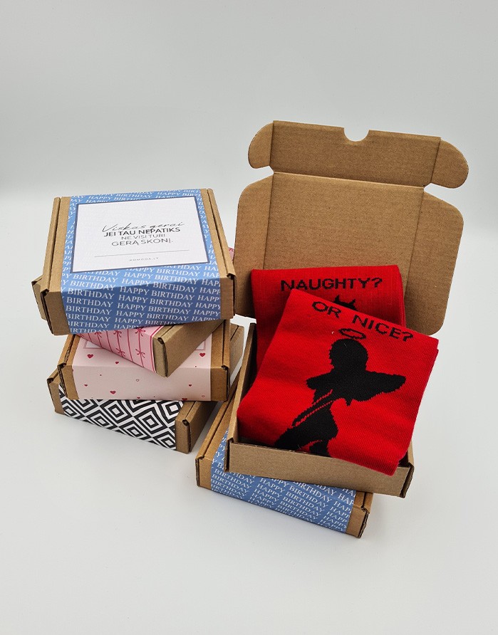 Socks Gift set for HIM "Santa Diablos"