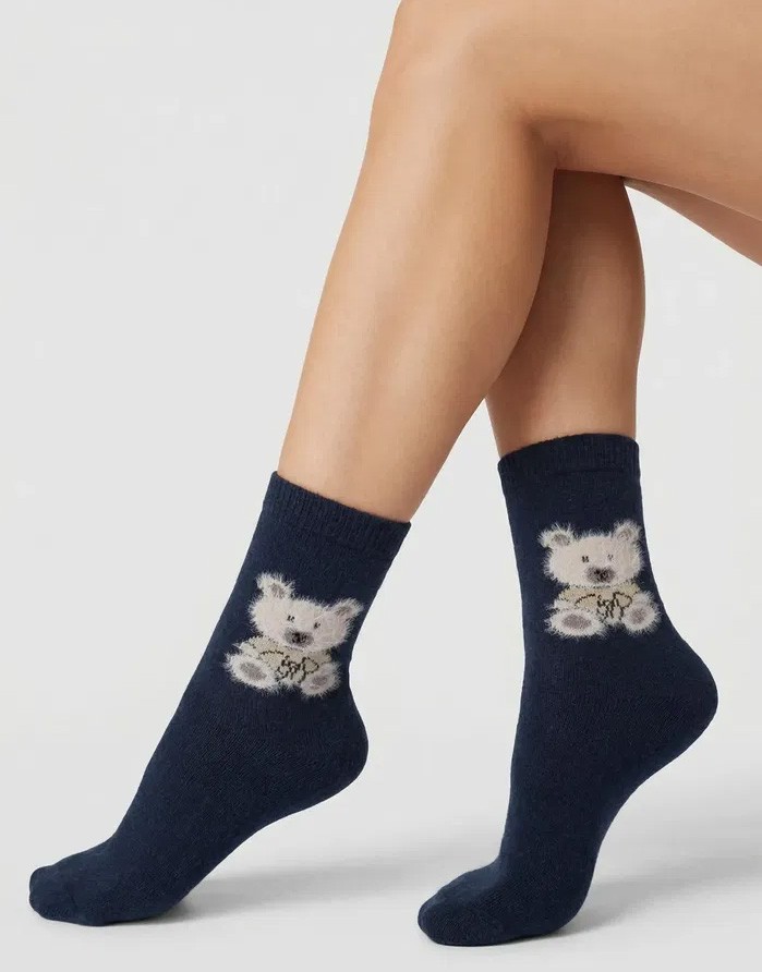Naiste sokid "Angora F32 Navy"