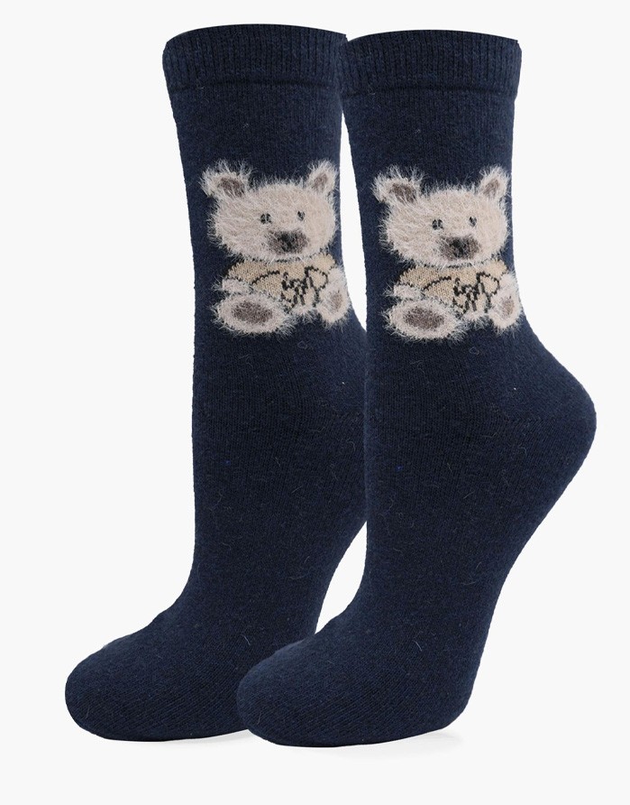 Women's socks "Angora F32 Navy"