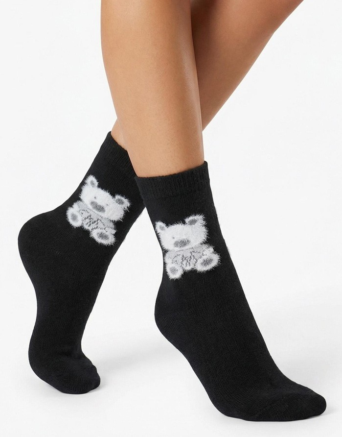 Naiste sokid "Angora F32 Black"