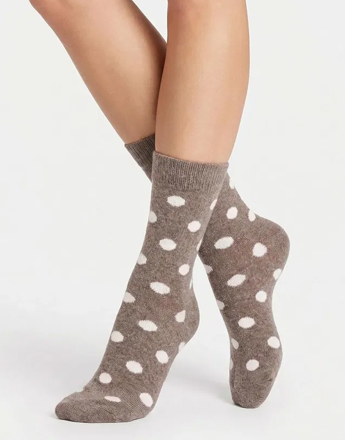 Naiste sokid "Angora F30 Coffe"