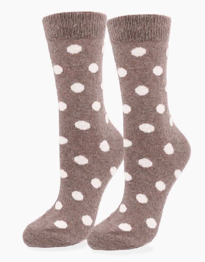 Women's socks "Angora F30 Coffe"