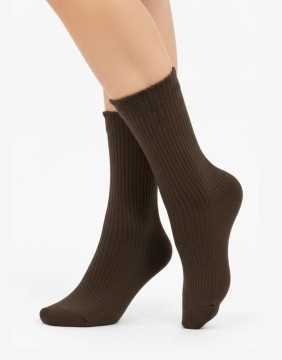Women's socks "Cashmere Dark Chocolate"