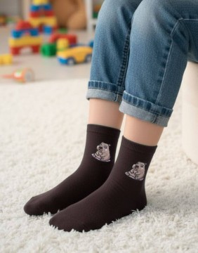 Children's socks "Capybara Brown"