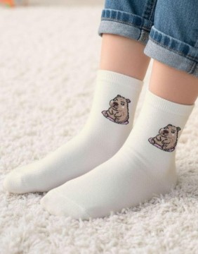 Laste sokid "Capybara Ecru"