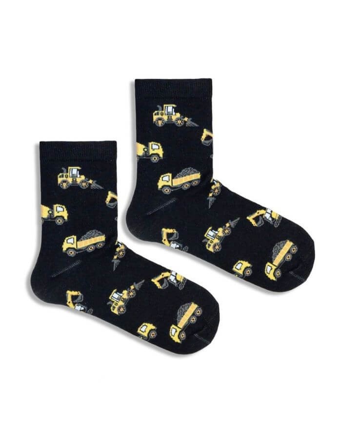 Children's socks "Trucks & Excavators"