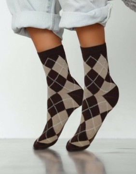 Children's socks "Dias Brown"