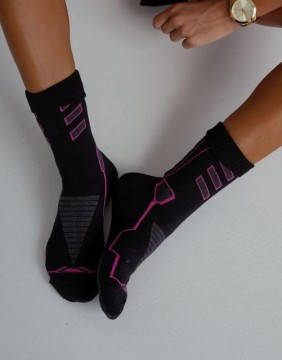 Women's socks "THERMO Black"