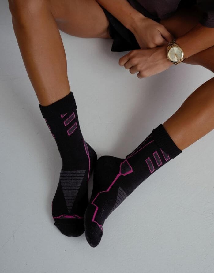 Women's socks "THERMO Black"