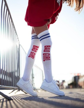 Women's socks "Bad Girls White"