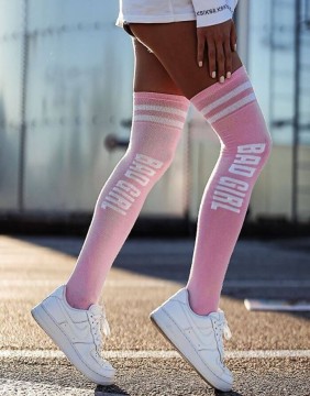 Women's socks "Bad Girls Pink"
