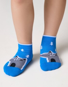 Children's socks "Woff Blue"