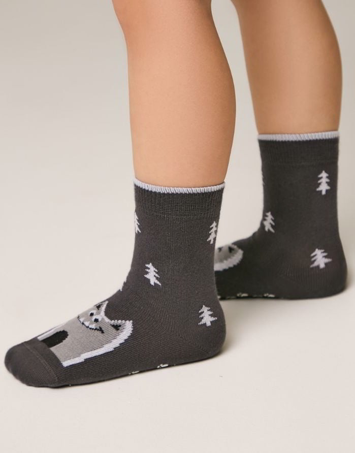 Laste sokid "Woff Grey"