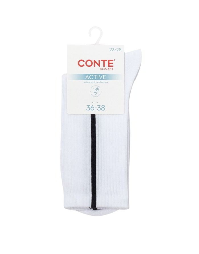 Women's socks "Active Line White"