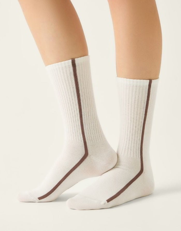 Women's socks "Active Line Milk"