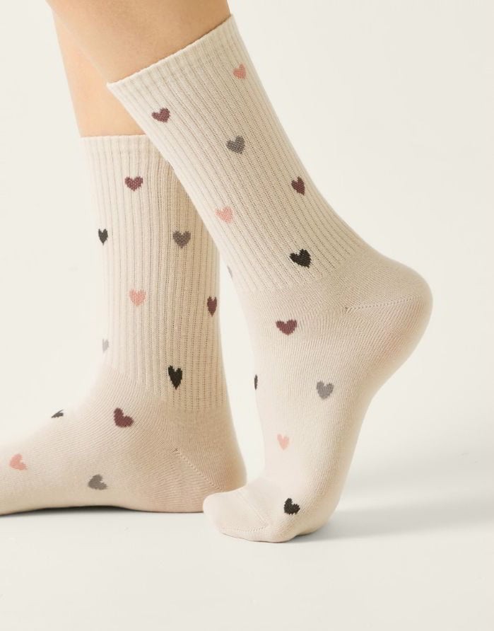Women's socks "Small Hearts Multi"