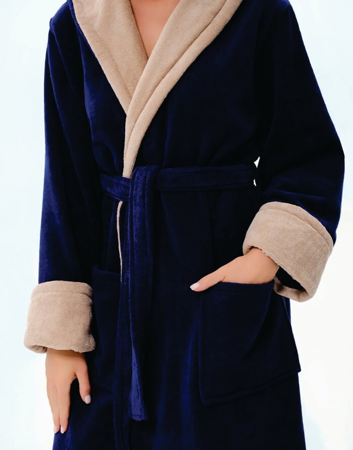 Bathrobe "Below Navy"