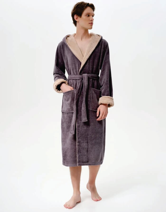 Hommikumantel "Below Dark Grey"