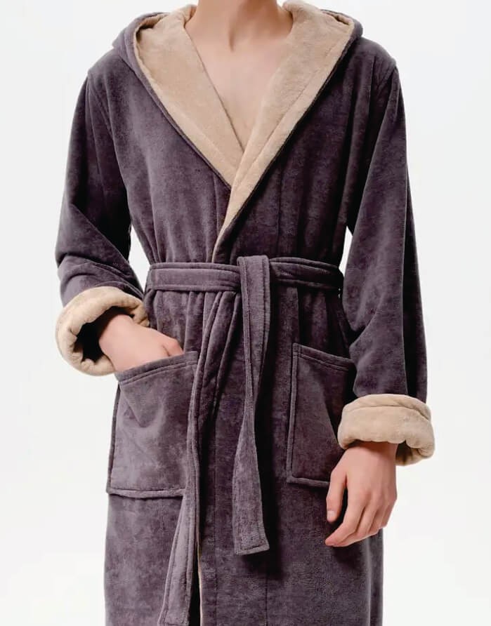 Bathrobe "Below Dark Grey"