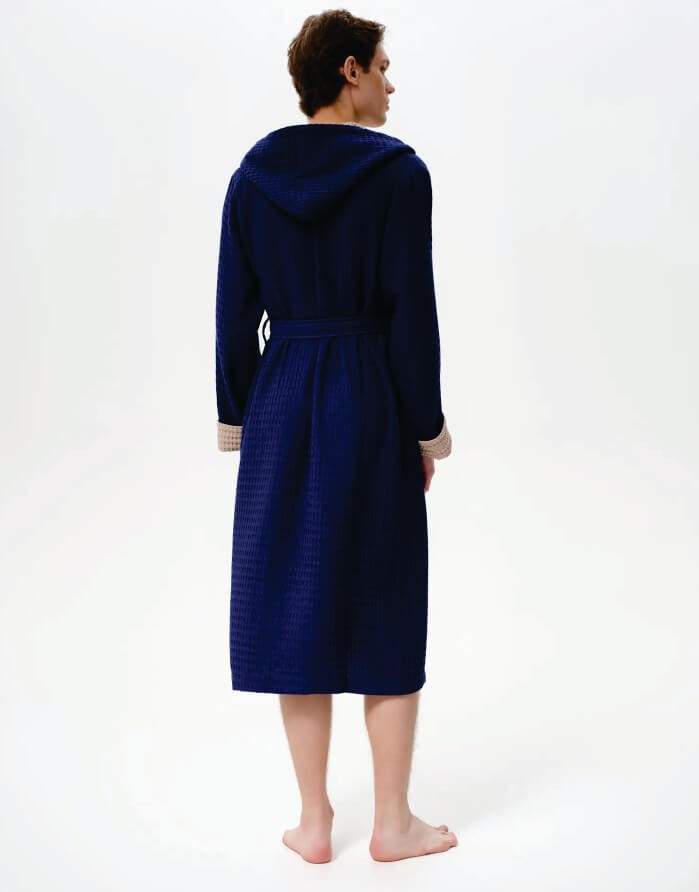 Hommikumantel "Waffle Oms Navy"