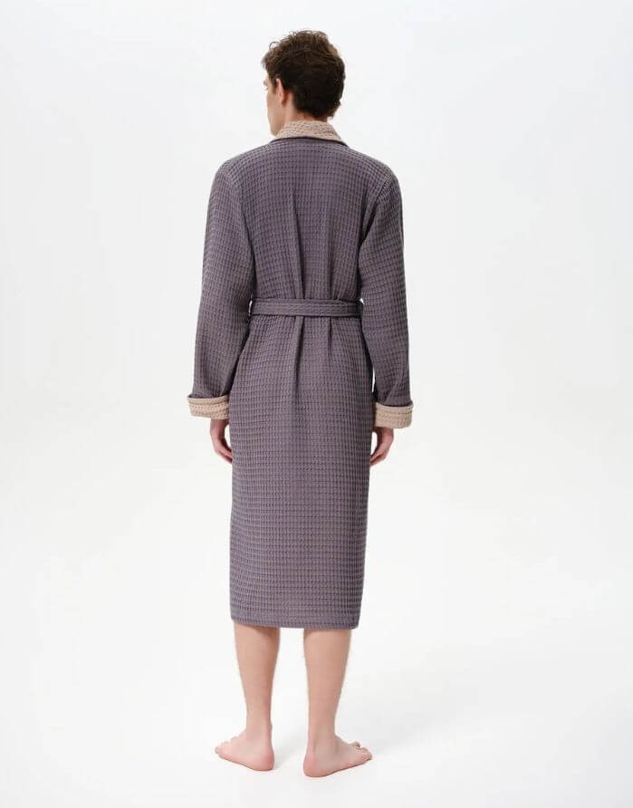 Hommikumantel "Waffle Emo Dark Grey"